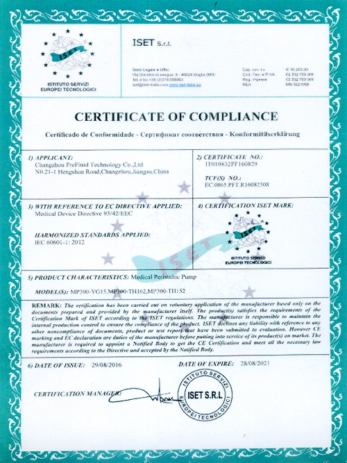 CE certification