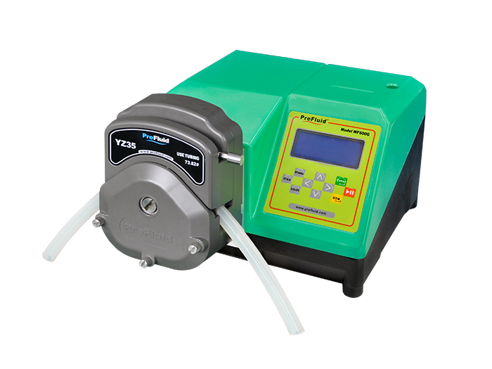 Principle and performance of peristaltic pump filling