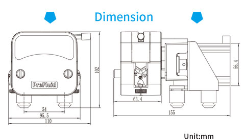 OEM-Stepper-motor-KZ15-Dimension